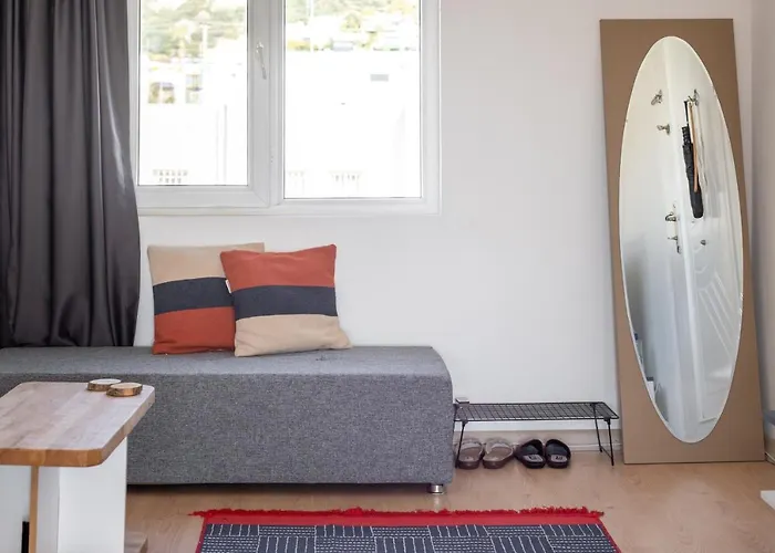Central, Cozy, 15 Min Walk To The Beach, Fast Wi-fi, Free Parking, 4ppl Apartamento Bodrum